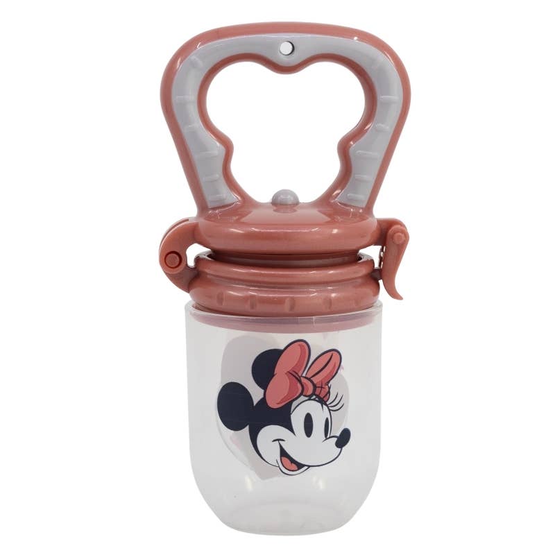 Stor - Wholesale Feeding Set - Baby - Minnie Mouse Heart Full Anti-Choke Feeder Stor0