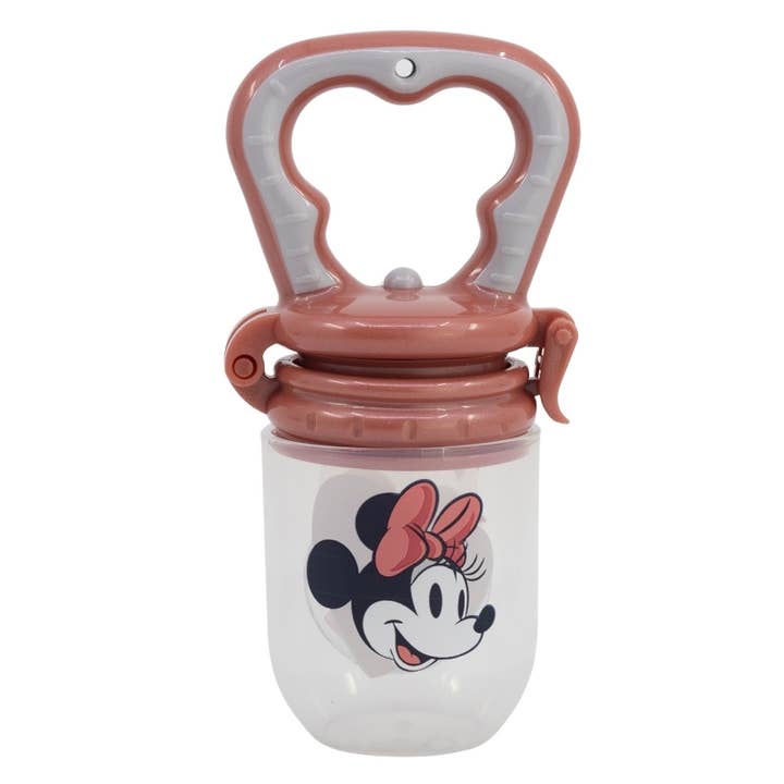 Stor - Wholesale Feeding Set - Baby - Minnie Mouse Heart Full Anti-Choke Feeder Stor