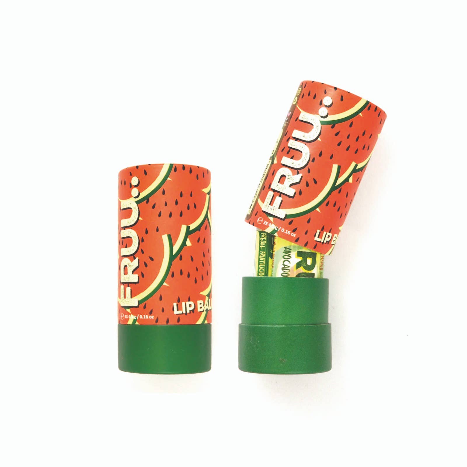 FRUU Cosmetics - Wholesale Lip Balm Set - FRUU Watermelon Lip Balm Trio Set