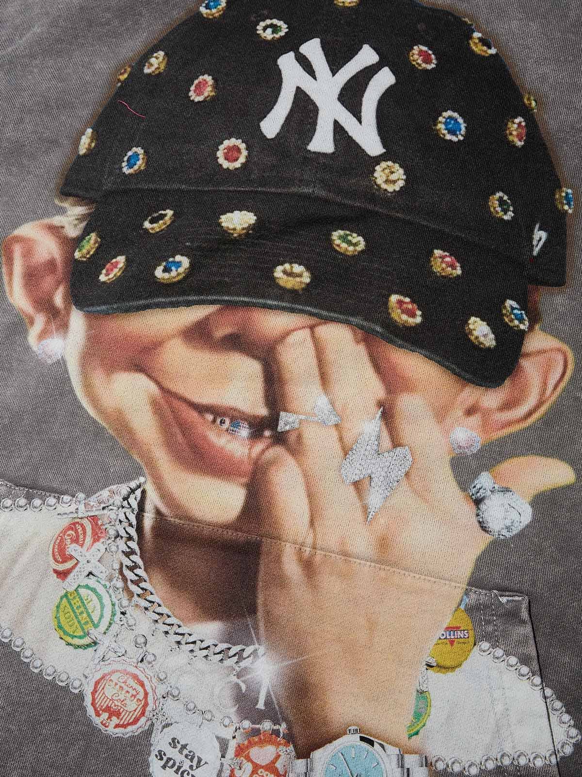 NOISSEY - Vendita all'ingrosso Felpa con cappuccio - Unisex - Felpa con cappuccio personalizzata alla moda Hip-Hop di alta qualità Bad Boy5