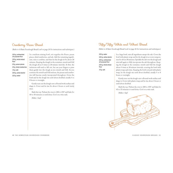 Harvest House Publishers Gift & Specialty Books - Vente Pâtisserie et desserts - Le livre de recettes Homestead Sourdough2