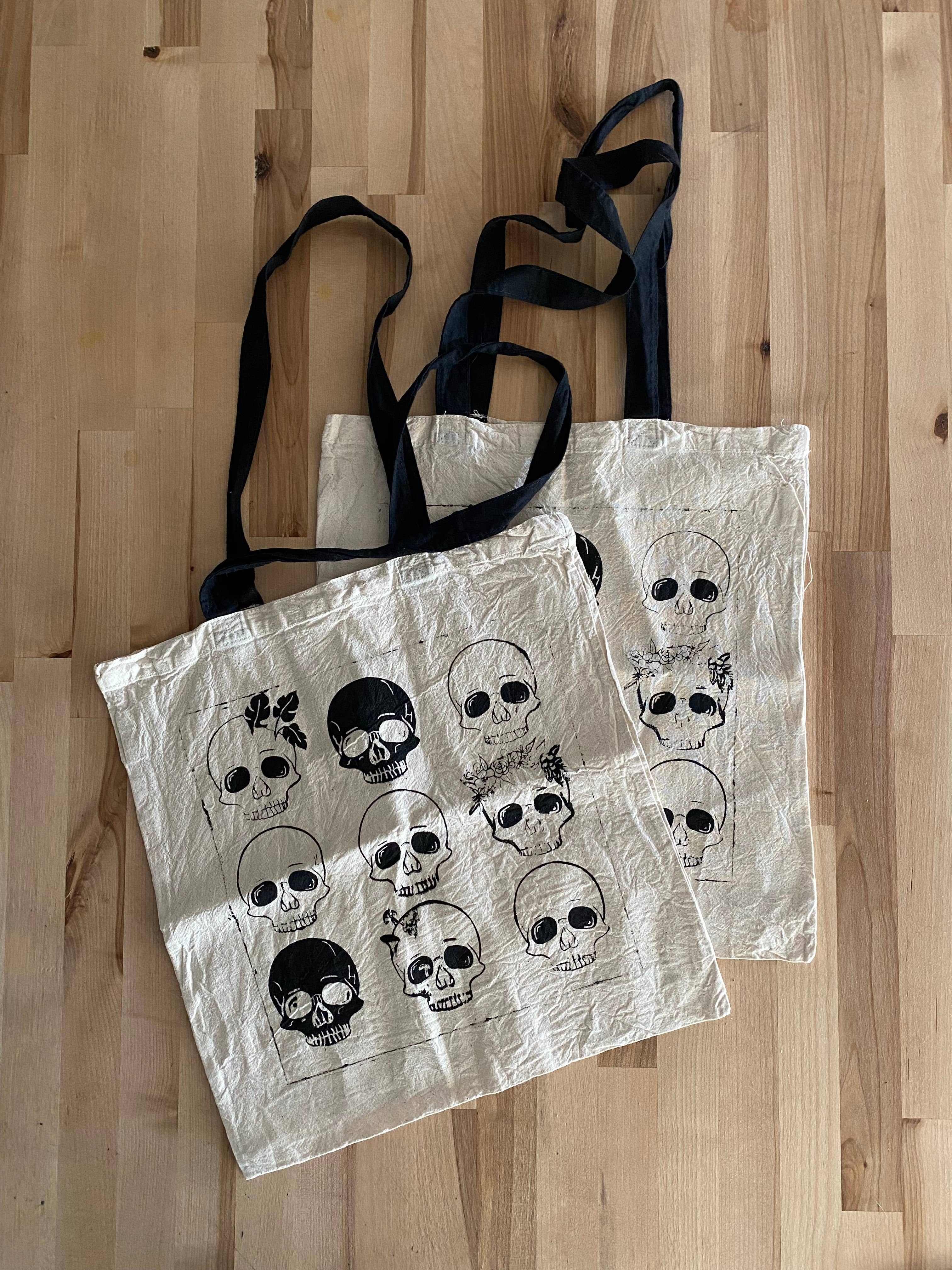 Jessi's Messes - Wholesale Tote Bag - Women's - Skulls Tote Bag1