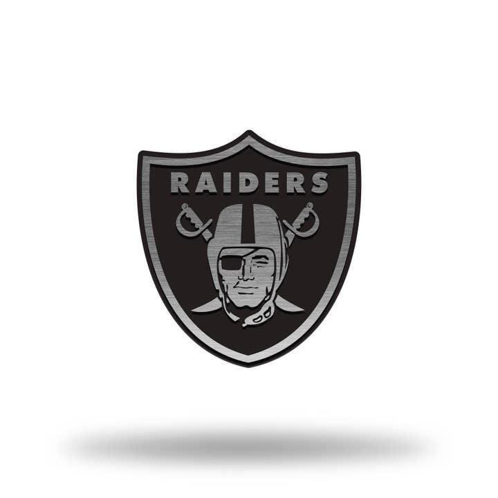 Rico Industries - Wholesale Car Decorative Charm - Unisex - NFL Las Vegas Raiders Antique Auto Emblem