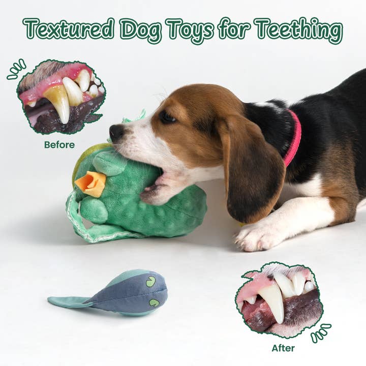 Nocciola - Wholesale Pet Plush Toy - Dog - Nocciola 2 in 1 Frog Prince Plush Dog Toy4