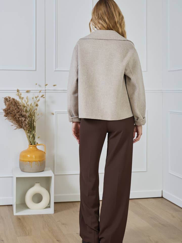 LULUMARY - Wholesale Coat - Women's - Peacoat V32624