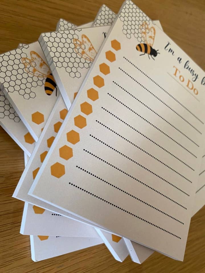 Bee Eco-friendly A6 To Do List for wholesale by HMstationery