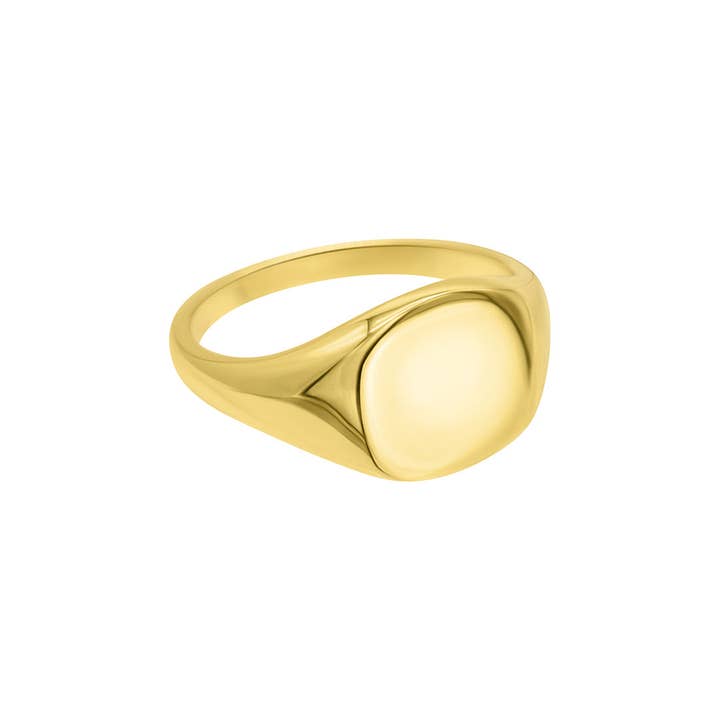 Adornia - Wholesale Signet Ring - Square Face Signet Pinky Ring1