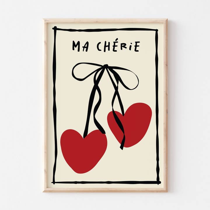 Ma Chérie Art Print for wholesale by POSTERAMI