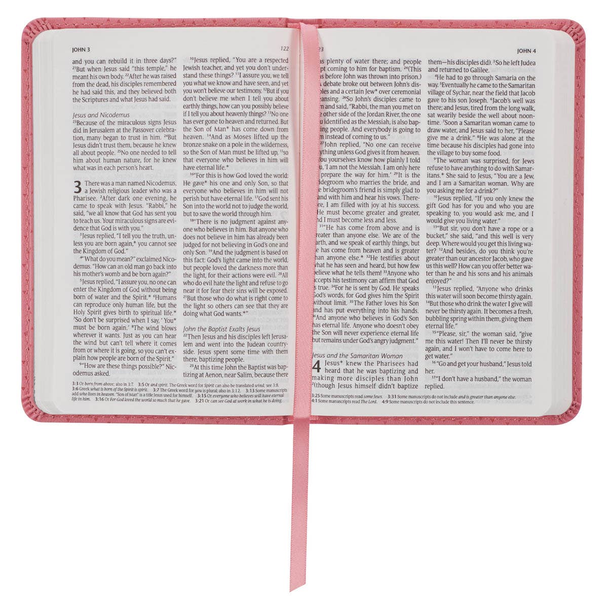 Christian Art Gifts - Wholesale Religion - Bible NLT Infant New Testament Faux leather, Pink5