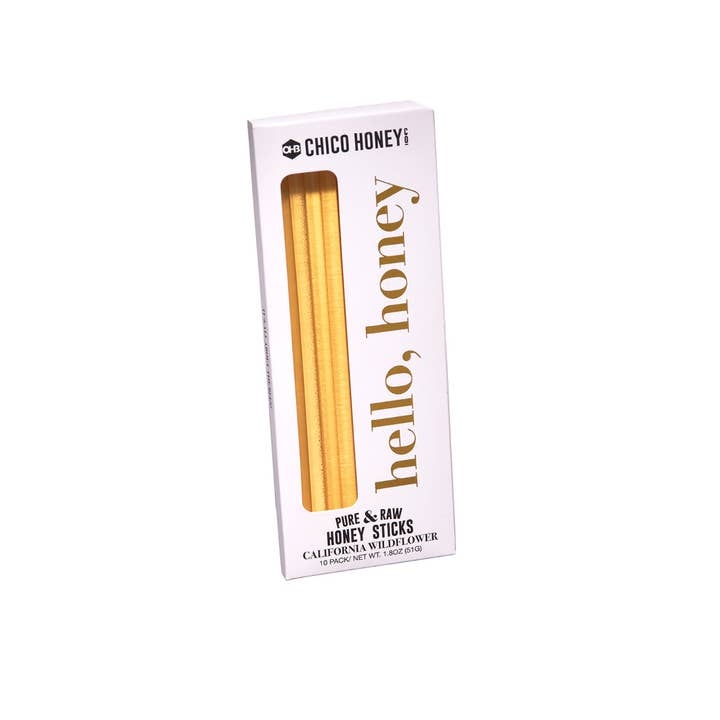 Olivarez Chico Honey - Wholesale Honey - 10 Pack California Wildflower Honey Sticks