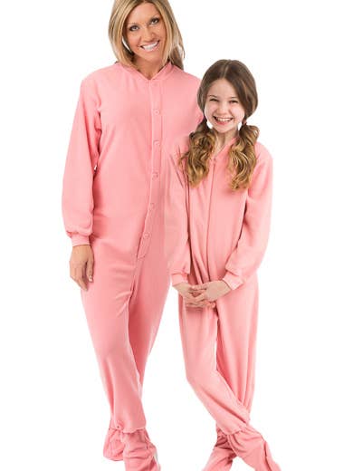 Big Feet Pajamas – wholesale Sleepsuit – Baby – Pink Fleece Footie Onesie Pajamas Infants/Toddlers1