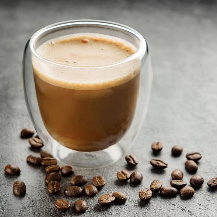 Biomatea - Wholesale Cocktail/Liquor Glass - 4x 250ml double-walled latte macchiato, tea glasses with floating effect4