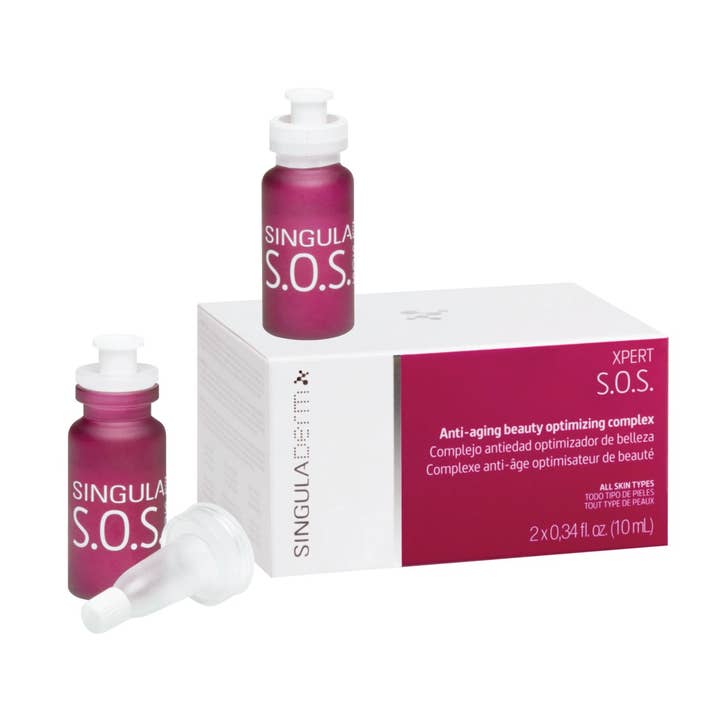 XPERT S.O.S. 2 x 10 ml ansigtsbehandling mod rynker og forurening for engroshandel hos Singuladerm