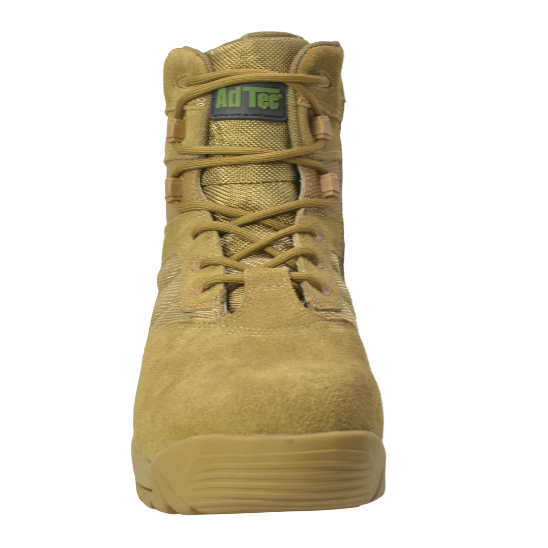 AdTec - Wholesale Combat/Military Boots - Men's - KT1003- Sandbox - Men's 6"  Coyote Suede Leather Tactical Boot [Side Zipper]2