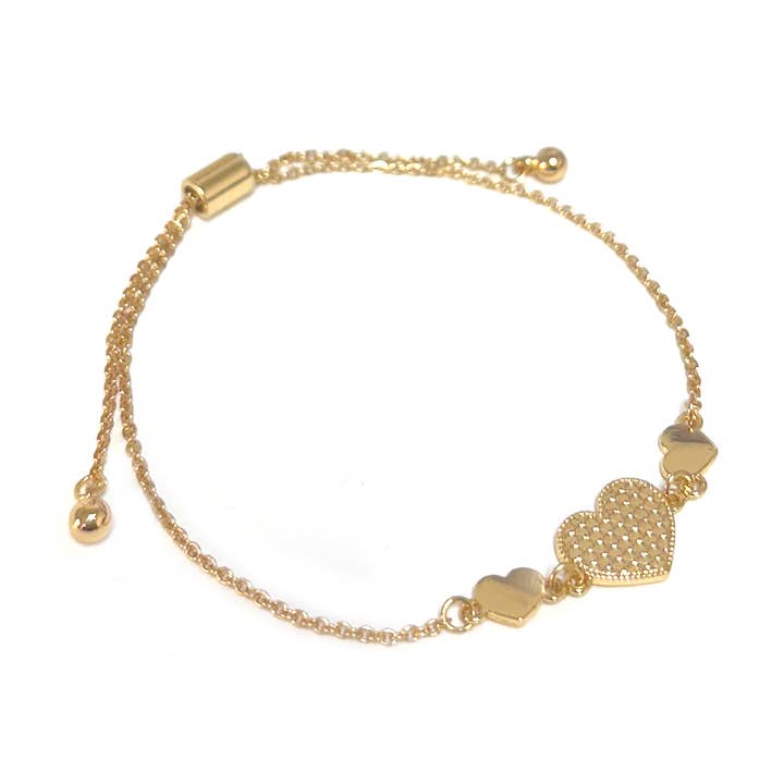 Trio van Harten Fijne Bolo Ketting Trekkoord Armband voor wholesale door StarryNYC