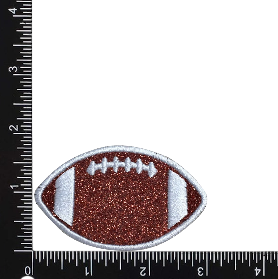 Wholesale Applique - Vente Écusson - Football - Paillettes Marron CHOIX DE TAILLE Patches Thermocollants5