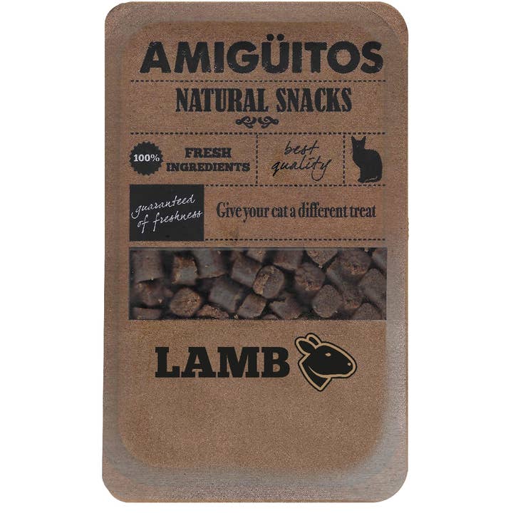 Finest Petfoods - Wholesale Pet Treats - Cat - Amiguitos CATSNACK Lamb 100 gr.