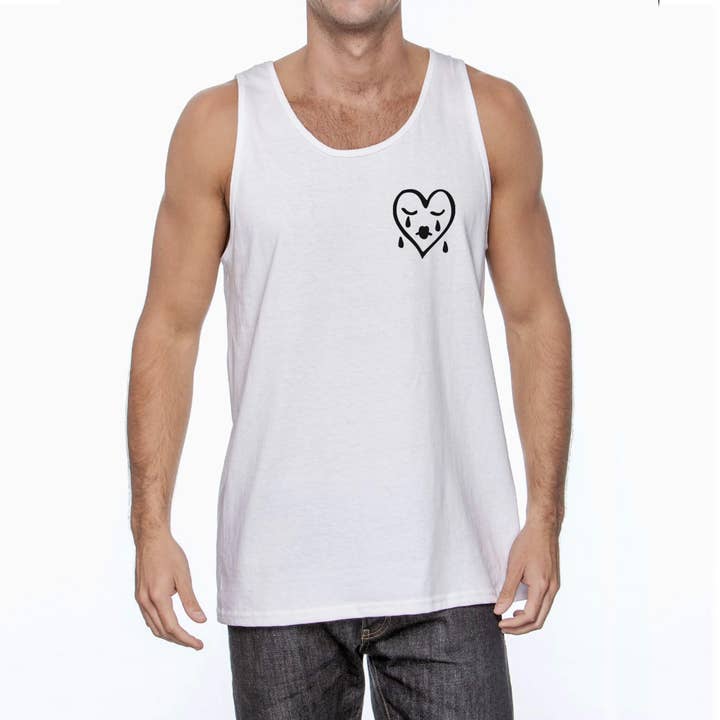 Tank Top | White for wholesale by Sad Sad Club