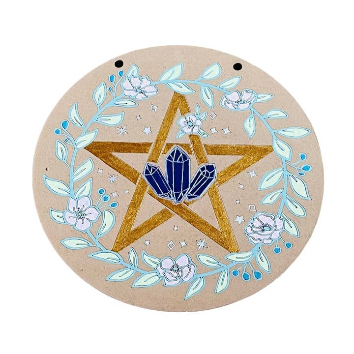 Pentagram Plaque - Flower Garland for wholesale by Sophella Crafts