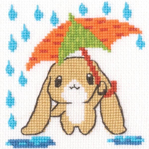 Kit Punto Croce RTO Contato Coniglietto con Ombrello H295 per la vendita all'ingrosso da parte di RTO&Collection D'Art (RTO Baltic OU)