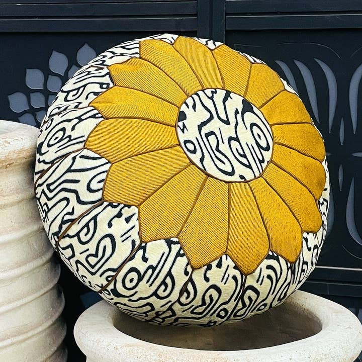 Elegance Ottoman pouf for wholesale by The Wool Rugs