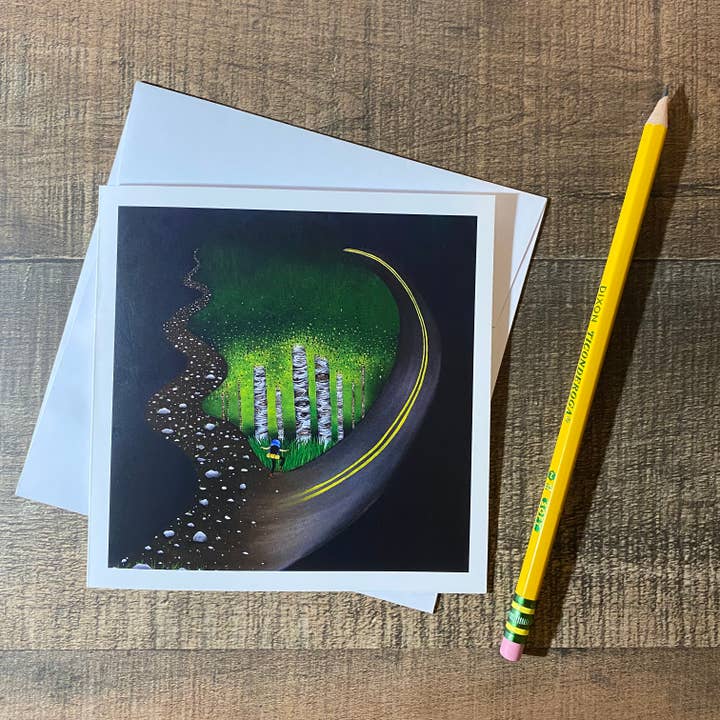 Bushwhacking Card for wholesale by Myoutdoorart