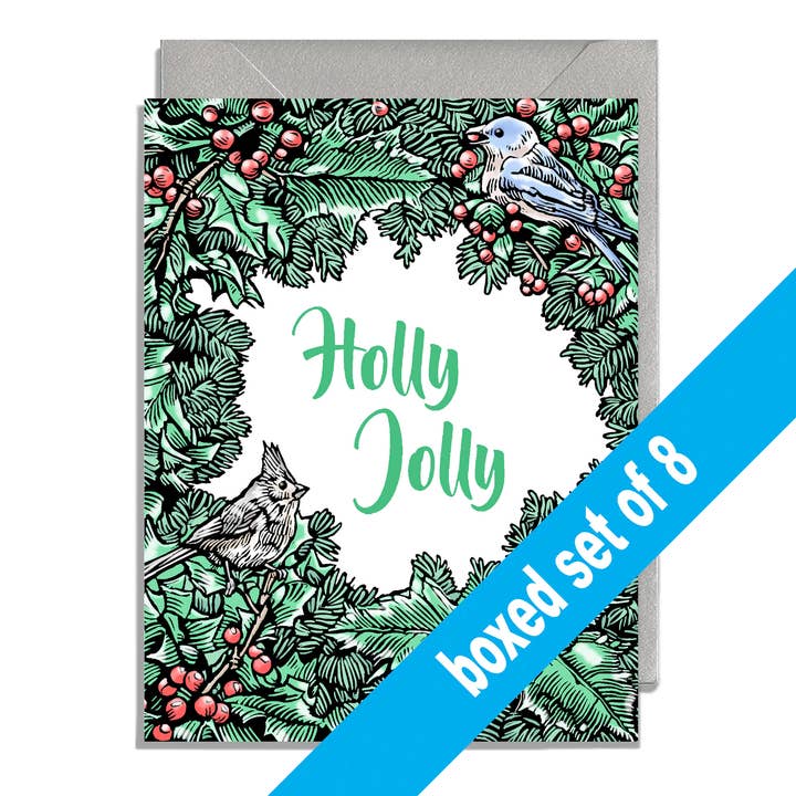 Holiday Boxed Set, Holly Jolly for wholesale by Daniel Joseph Durkin Illustrations