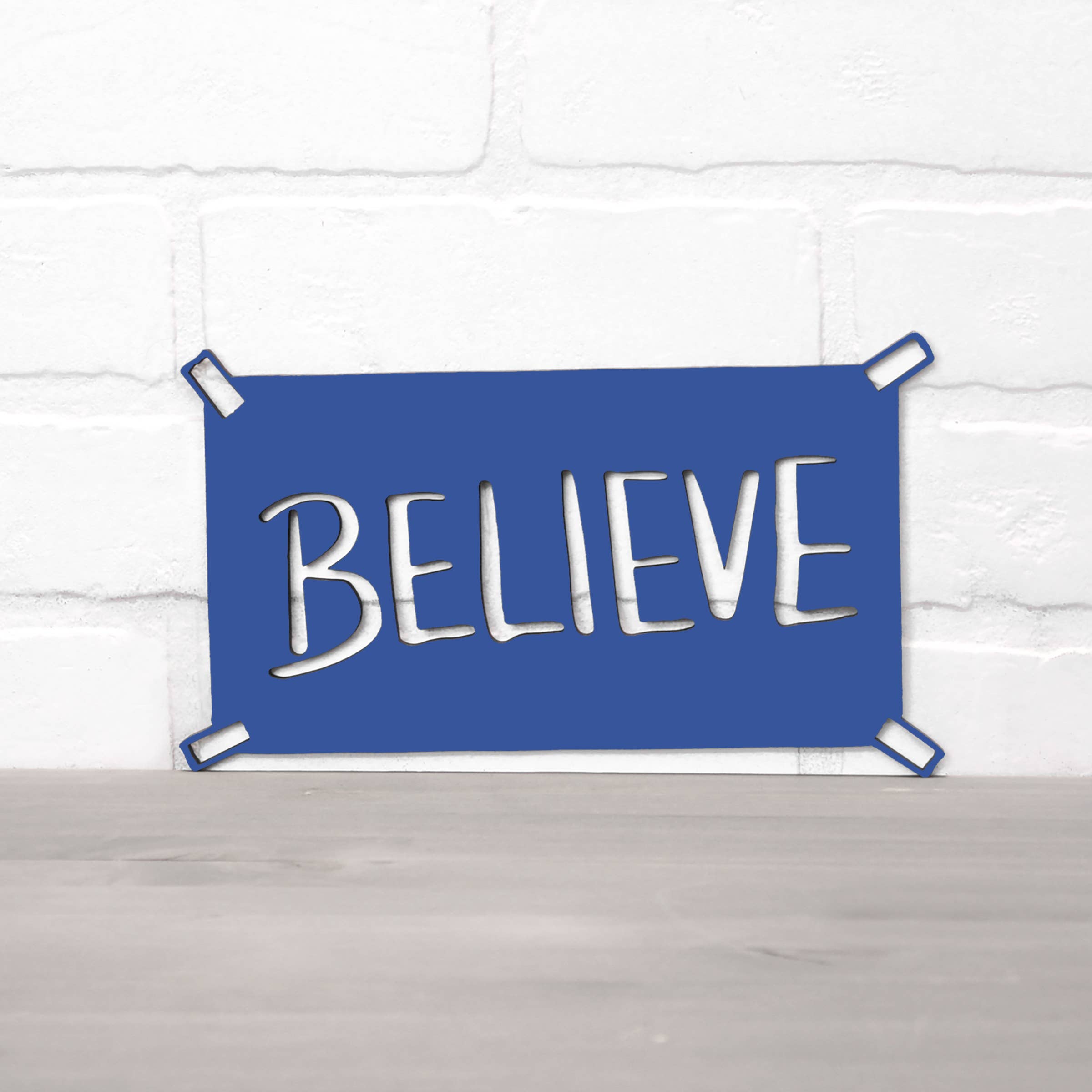 Spunky Fluff - Wholesale Wall Sign - Believe Ted Lasso Quote Locker Room Sign2