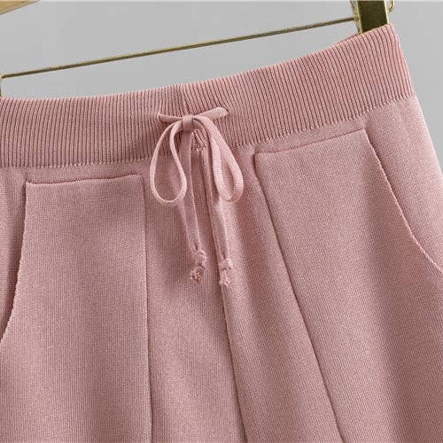 Marayn - Wholesale Top & trouser set – Kids - Heart Jacquard Knit Set SpringAutumn Girls Fashion12