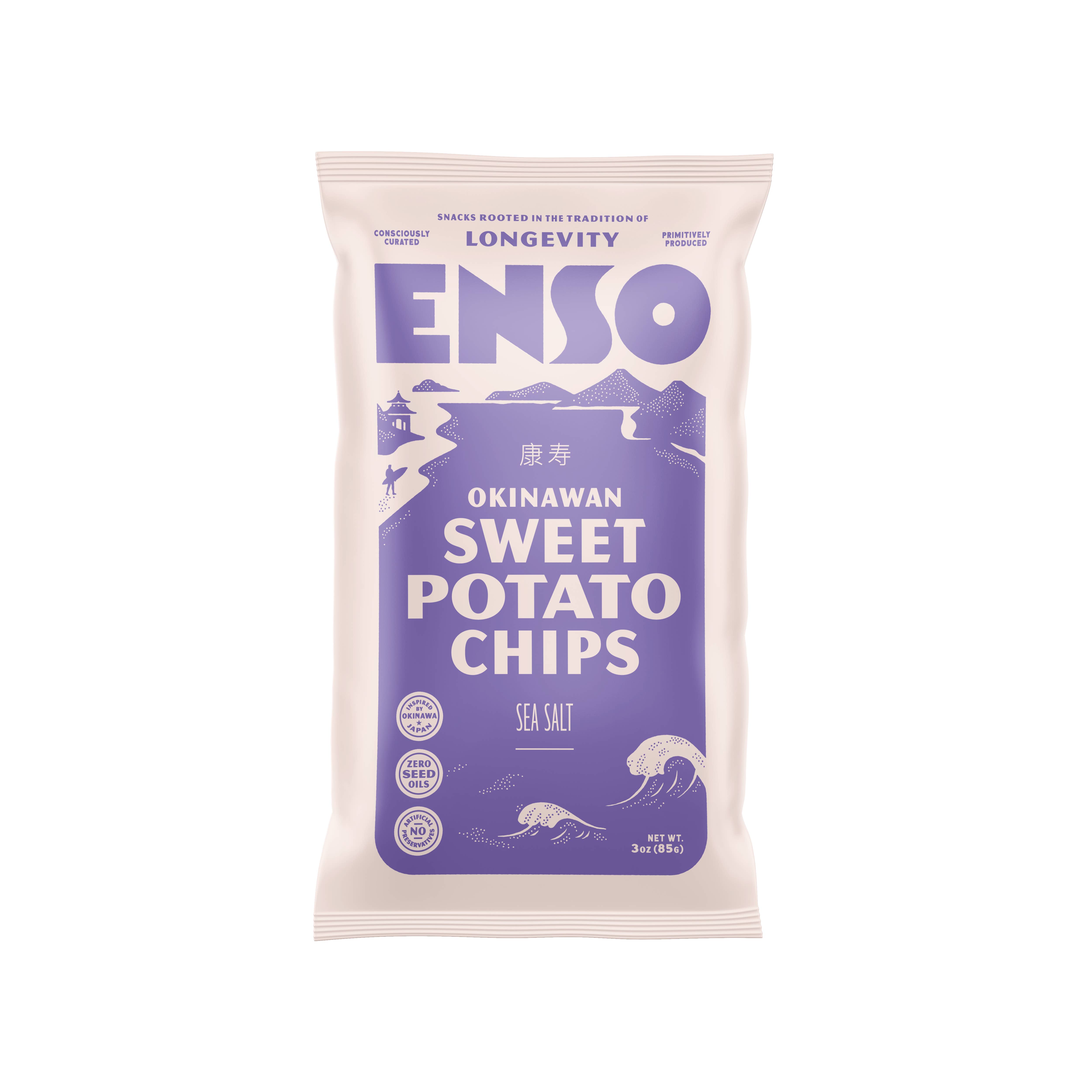Enso - Wholesale Chips - Okinawan Sweet Potato Chips | Sea Salt