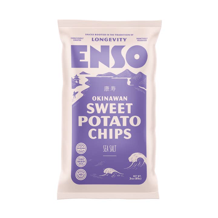 Okinawan Sweet Potato Chips | Sea Salt for wholesale by Enso