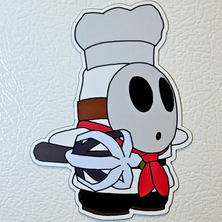 Chef Shy Guy | Íman de Frigorífico em Vinil por atacado de Sticker Dam