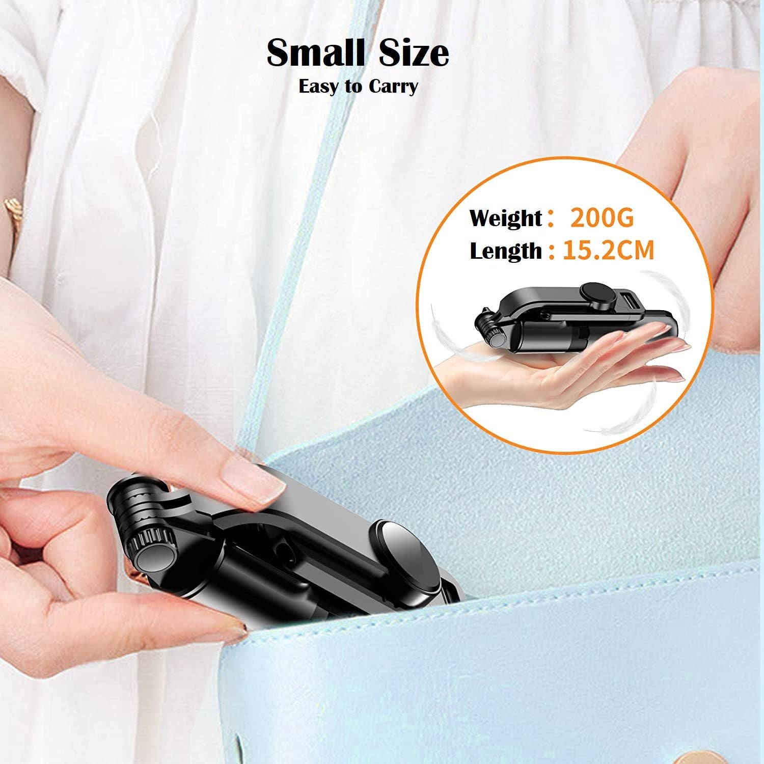 Black 3 in 1 Selfie Stick Tripod With Extendable & Portable Design for wholesale on Faire6