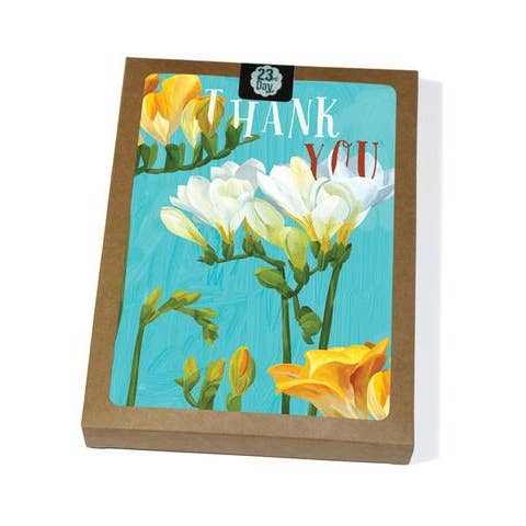 Tack Freesia Boxed Card för wholesale av 23rd Day Paper Goods