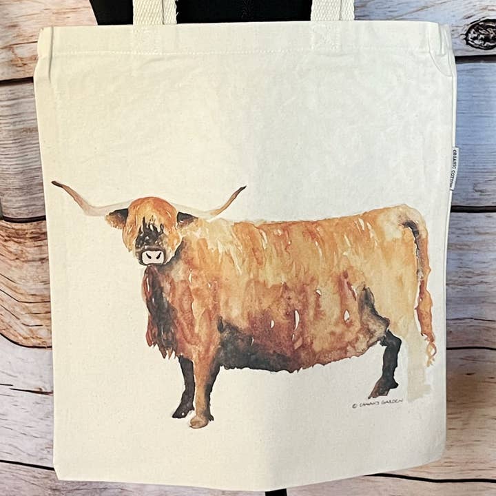 Highland Cow Tote Bag for wholesale by Chavah's Garden – Chavah's Garden