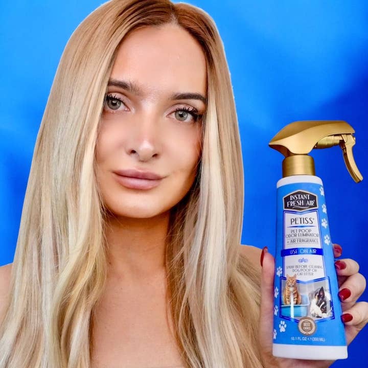 Instant Fresh Air - Wholesale Pet Deodorizing Spray - Petiss 10.1 Oz., Pet Poop Odor Eliminator + Air Fragrance.4