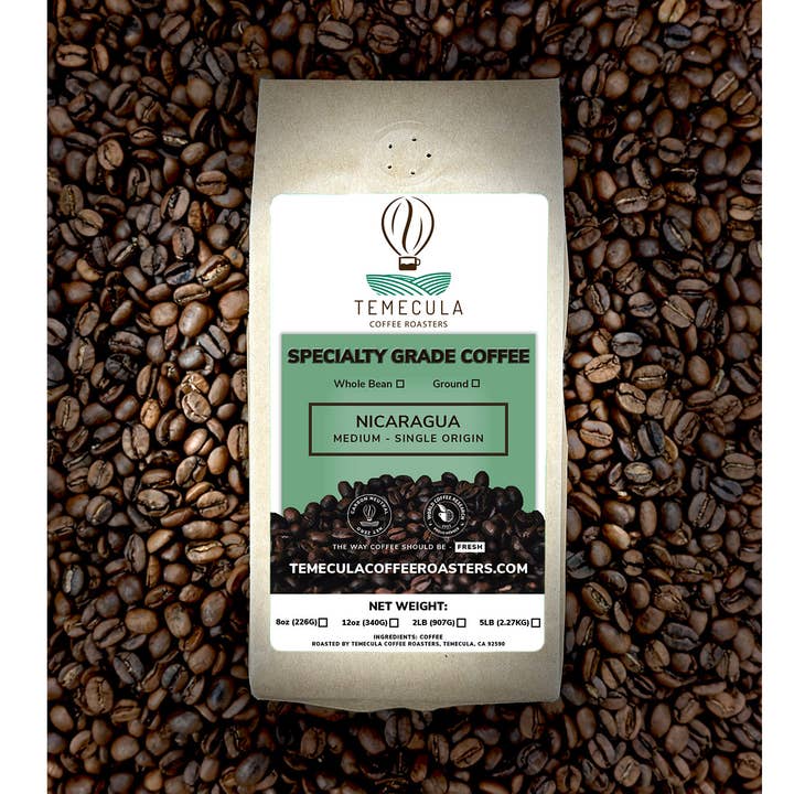 Nicaragua - Halbgeröstet (Bio) für den Großhandel von Temecula Coffee Roasters