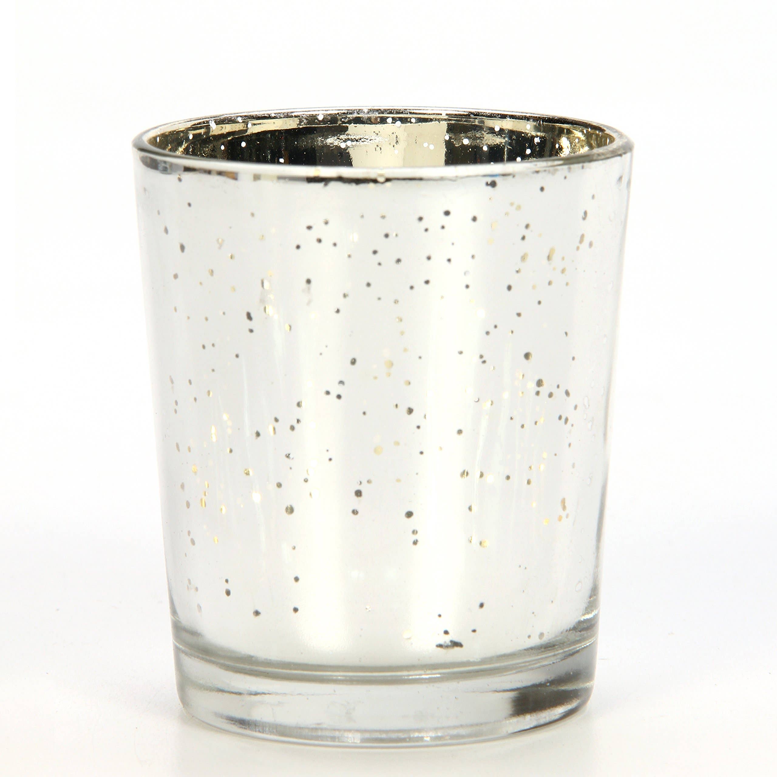 Hosley - Wholesale Candle Holder - Hosley® S-12  Mercury Glass- Silver7