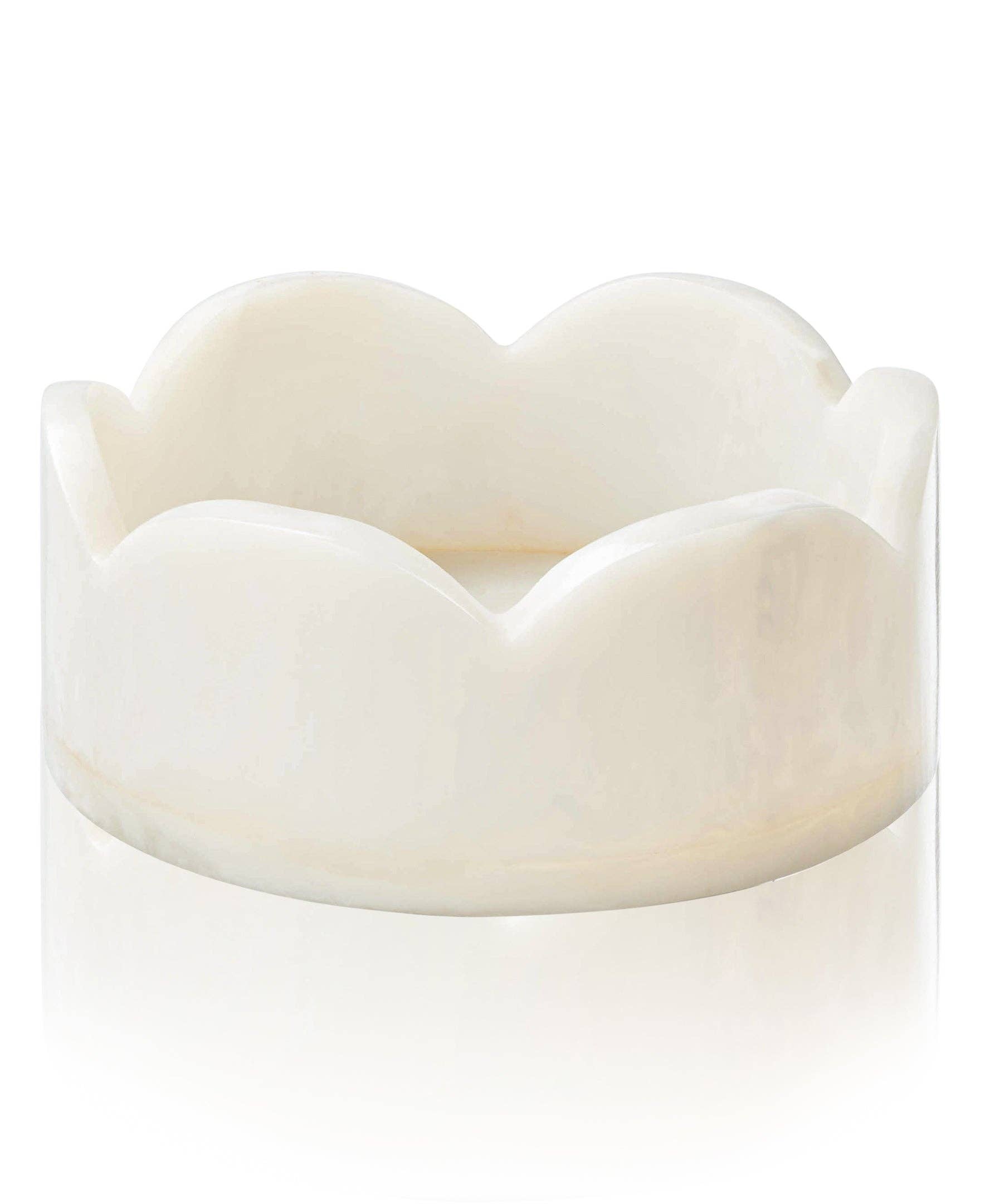 Lainy Home - Wholesale Decorative Plate/Dish/Bowl - Scalloped Resin Dip Bowl 4'' X 1.5''0