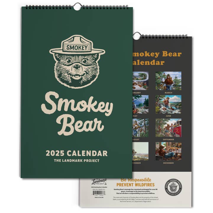 The Landmark Project – Großhandel Kalender – Smokey Bear-Kalender 2025