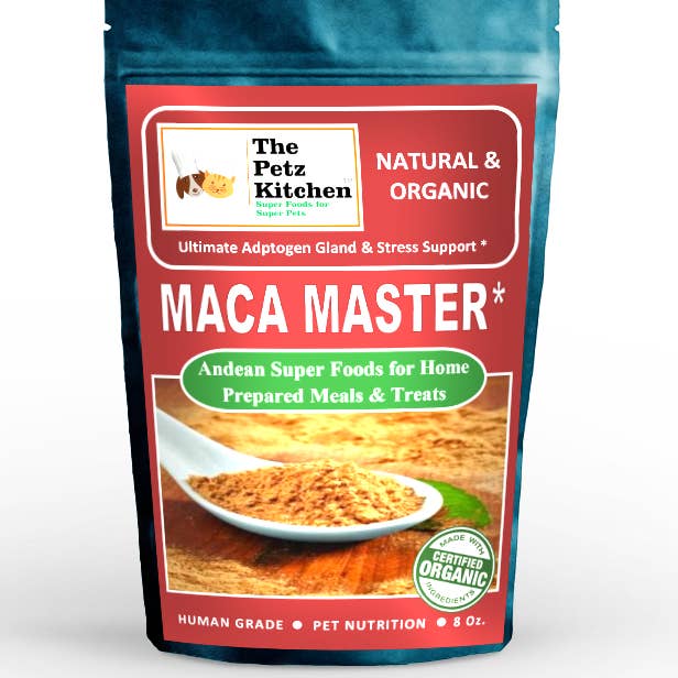 Natura Petz Organics - Wholesale Pet Supplement - Cat/Dog - Maca Master* Ultimate Organic Adaptogen Gland & Stress Regulator* Petz Kitchen