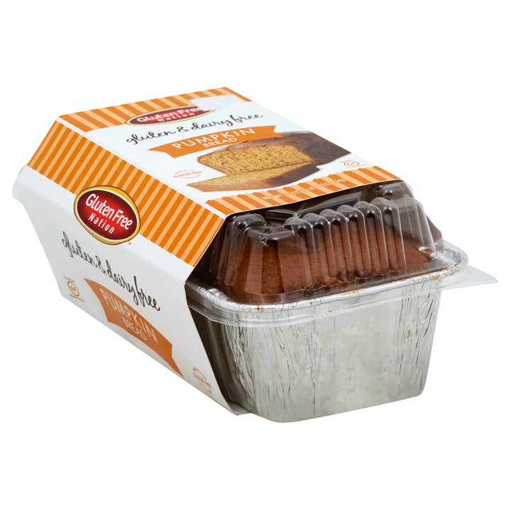 Gluten Free Dairy Free Pumpkin Bread (2 Loaves) for wholesale by Gluten Free Nation
