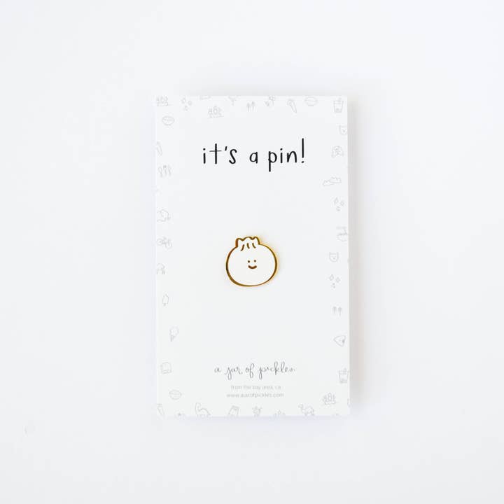A Jar Of Pickles - Wholesale Lapel Pin/Button - Bao Dumpling Pin