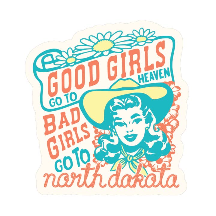 Dakota do Norte Fargo Bismarck Minot Autocolante de Vinil de Alta Qualidade por atacado de Juju and Moxie