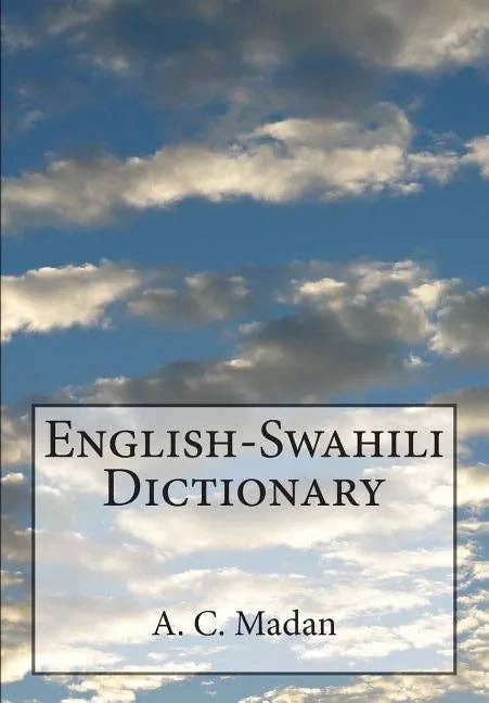 Books by splitShops - Wholesale Reference - English-Swahili Dictionary - Paperback0