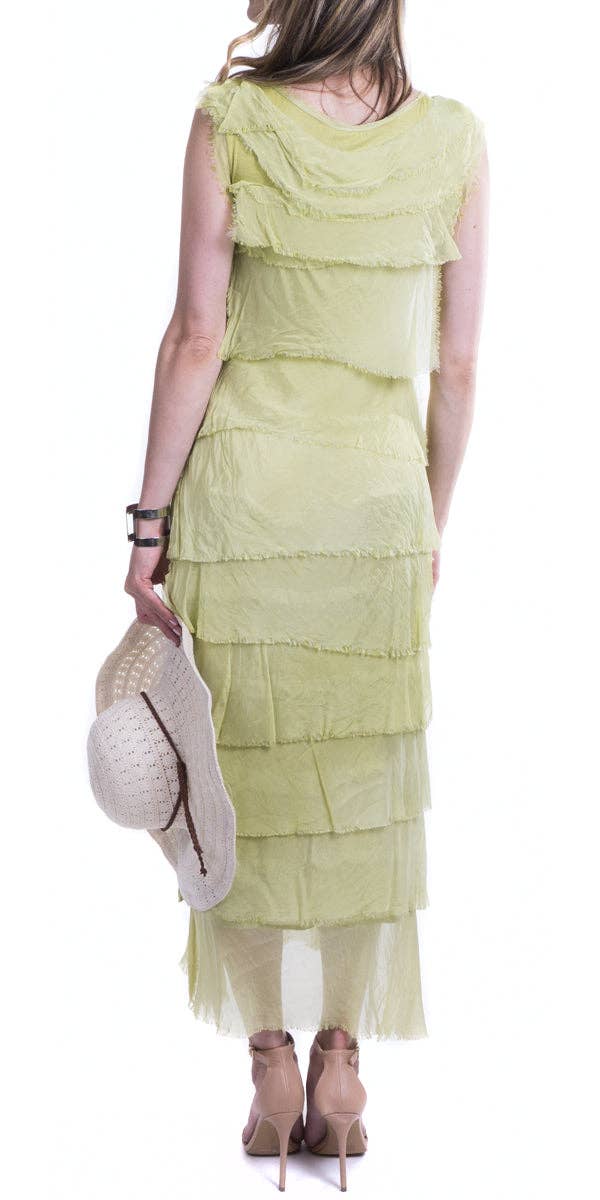 Gigi Moda - Wholesale Dress - Women's - Full Length Ruffle Dress36