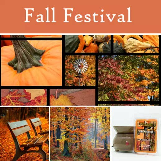 Fall Festival Jumbo 5 oz. Wax Melt for wholesale by The Candle Cottage & DUOS Dual Fragrance Candles