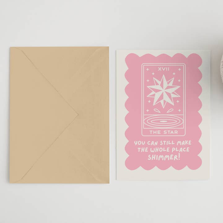 You can still make the whole place shimmer A6/5x7 card for wholesale by Blue Iris Designs Co