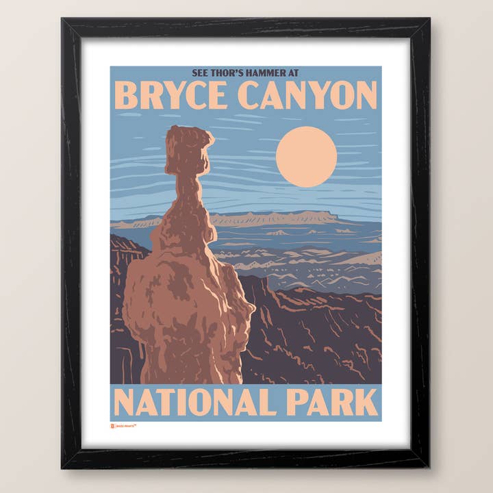 Bryce Canyon National Park Thor's Hammer Utah Print for wholesale by Bozz Prints