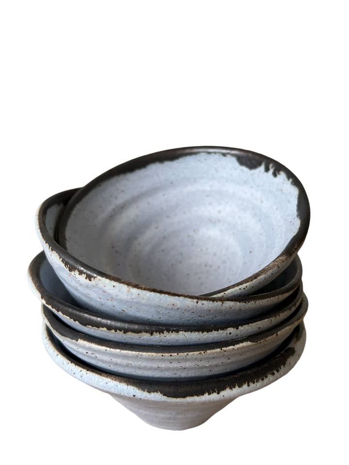 Luna Mini Dip Bowl Set for wholesale by Gina DeSantis Ceramics